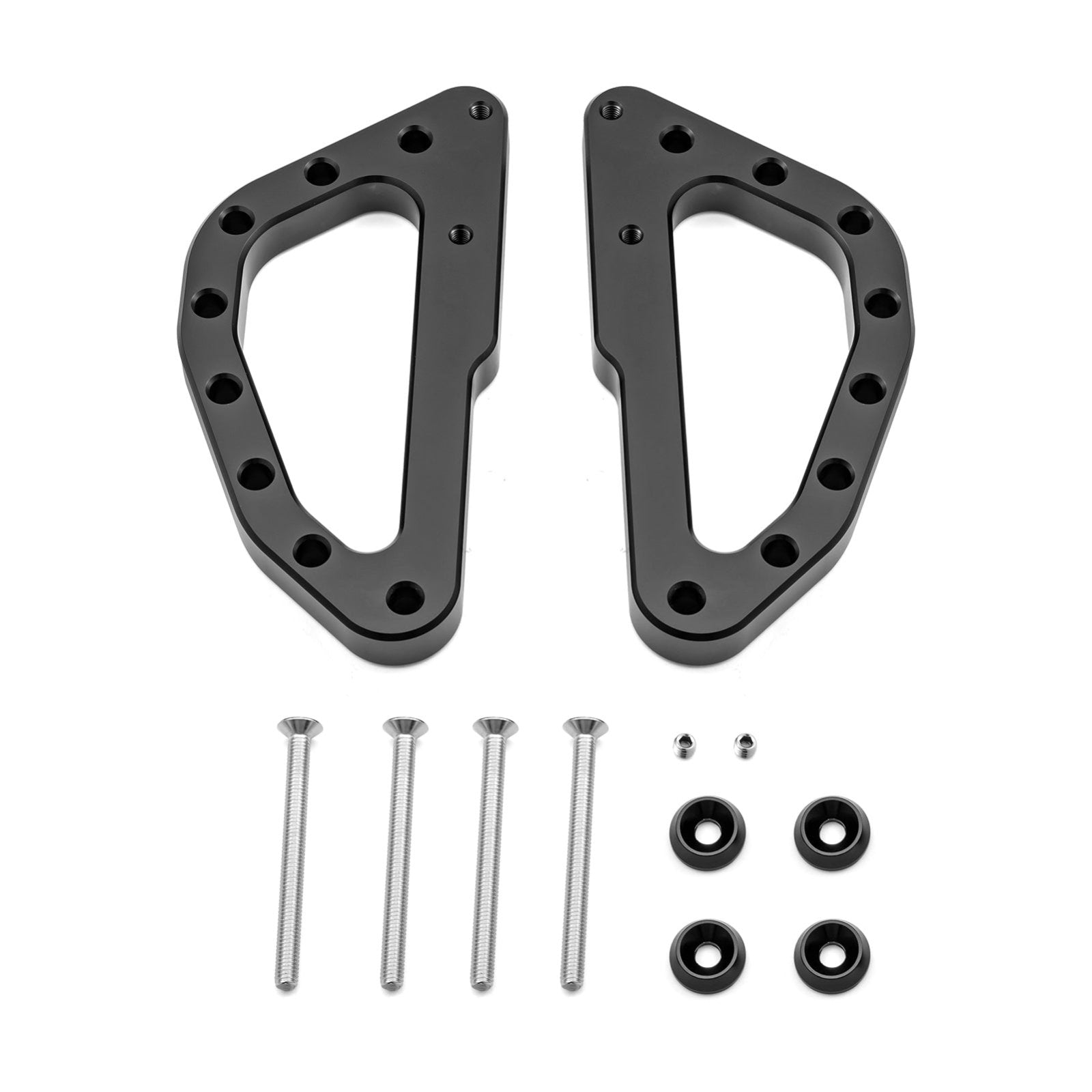 2017 - 2024 Can Am Maverick X3/Maverick X3 Max Anodized Black Pillar Grab Pull Handle Grip Kit - WeiSen - 80302003