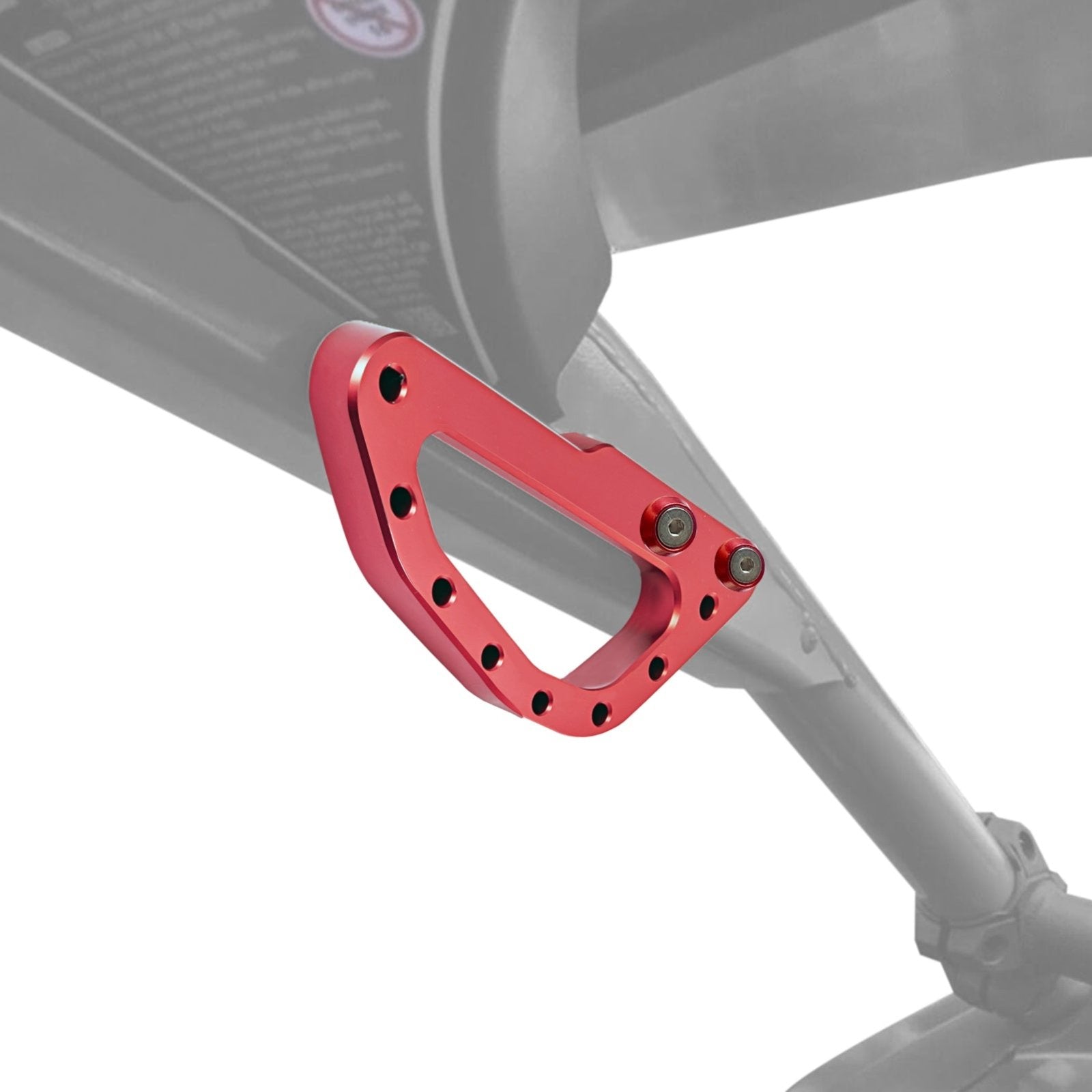 2017-2023 Can Am Maverick X3 Anodized Red Pillar Grab Pull Handle Grip Kit - Weisen