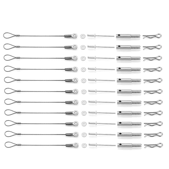 2017 - 2024 Can - Am Maverick X3 CNC Steel Clutch Cover Pins Kit | Quick Release - WeiSen - 80701006