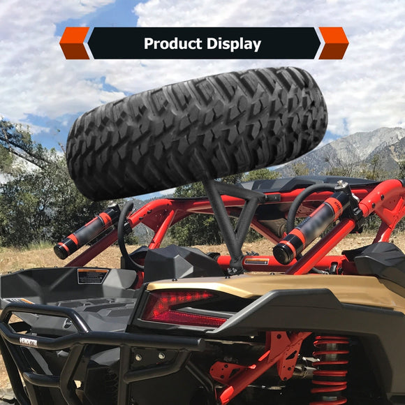 2017 - 2024 Can Am Maverick X3/Maverick X3 Max Heavy Duty Steel UTV Spare Tire Carrier Mount - WeiSen - 80111001