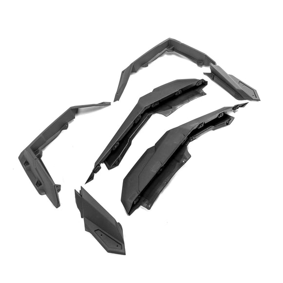 2017 - 2024 Can am Maverick X3 & Max Front & Rear Super Extended Fender Flares (OEM #715002973) - WeiSen - 80314002