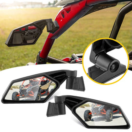 2017 - 2024 Can - am Maverick X3 Max MR Break Away Rear Racing Side View Mirrors - WeiSen - ZT008 - A