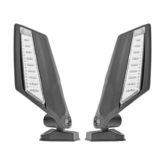 2017 - 2024 Can Am Maverick X3 Racing Side View Mirrors w/ LED Turn Signal Lights - WeiSen - 80301028