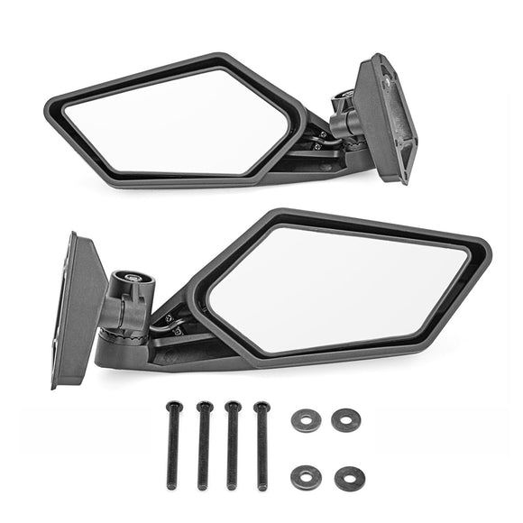 2017 - 2023 Can - AM Maverick X3 Rear View Mirrors Upgraded 360° Adjustment - WeiSen - 80301027