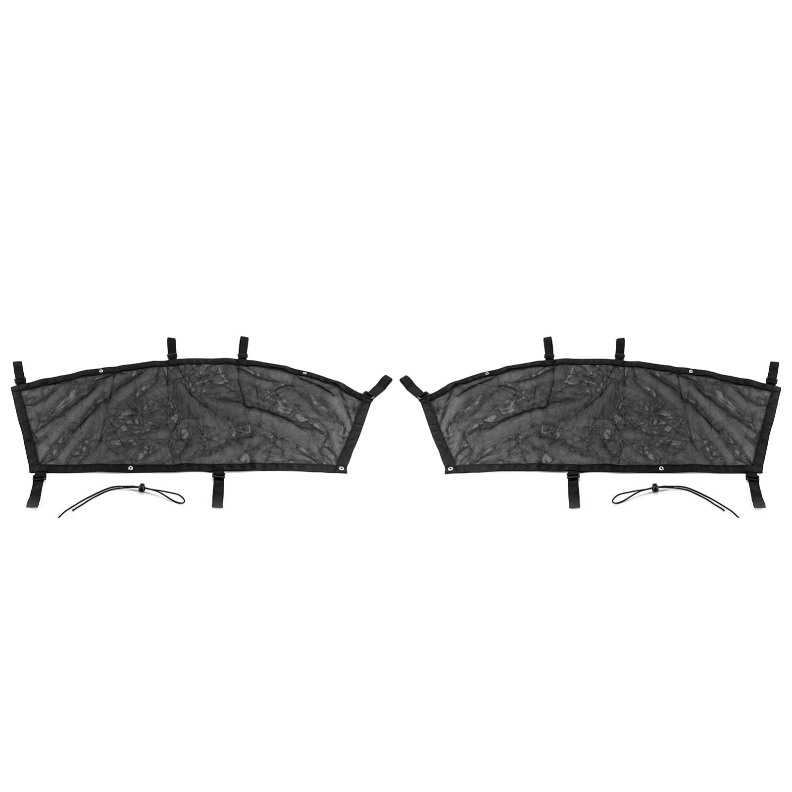 Iron Rear Window Mesh Shade For Can-Am Maverick X3 2017-2023 – White With X3 Logo