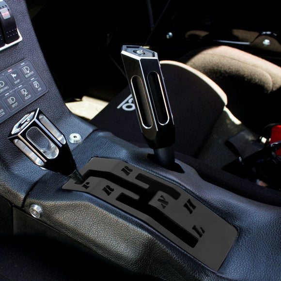 2017 - 2024 Can - Am Maverick X3 Solid Steel Quick Shifter Gate Shifter Knob Plate - WeiSen - 80320011