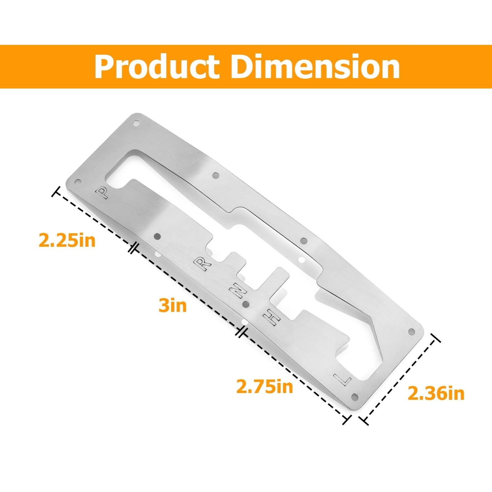 2017-2023 Can-Am Maverick X3 Stainless Steel Racing Shift Shifter Gate Plate Panel - Weisen