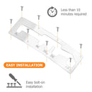 2017 - 2024 Can - Am Maverick X3 Stainless Steel Racing Shift Shifter Gate Plate Panel - WeiSen - 80320015