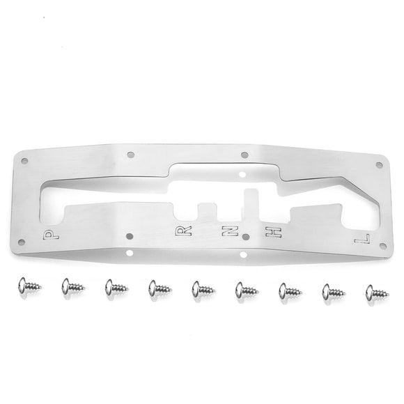 2017 - 2024 Can - Am Maverick X3 Stainless Steel Racing Shift Shifter Gate Plate Panel - WeiSen - 80320015