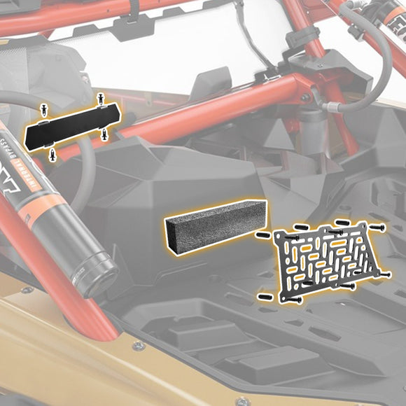 2017 - 2024 Can Am Maverick X3 XRC/XRS Air Intake Relocation Noise Reduction Kit - WeiSen - 82020001