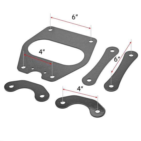 2017 - 2024 Can - Am Maverick X3/X3 MAX A - Arm Mounting Points Reinforce Kit - WeiSen - 80320009