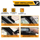 2017 - 2023 Ford F - 250/F - 350/F - 450 Super Duty Over - Windshield 50" Curved Light Bar Mounting Brackets - WeiSen - 70101042