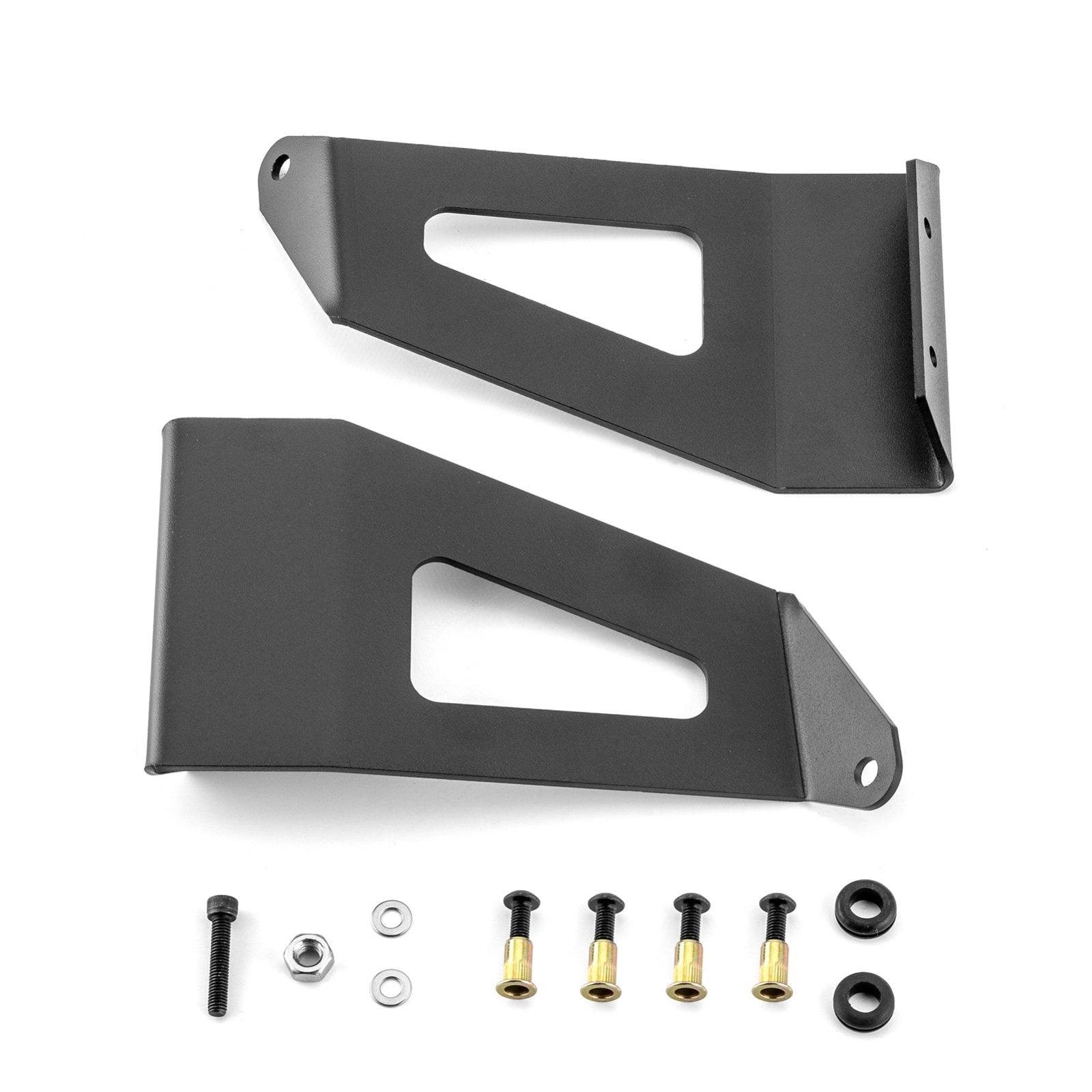 2017-2023 Ford F-250/F-350/F-450 Super Duty Over-Windshield 50" Curved Light Bar Mounting Brackets - Weisen