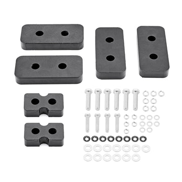 2017 - 2024 Ford Super Duty 3/4" Front Bumper Heavy Duty Steel Spacer Kit - WeiSen - 70420004