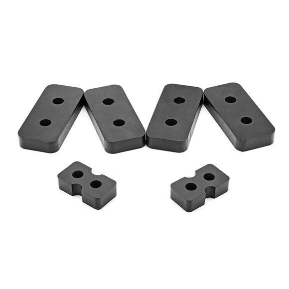 2017 - 2024 Ford Super Duty 3/4" Front Bumper Heavy Duty Steel Spacer Kit - WeiSen - 70420004