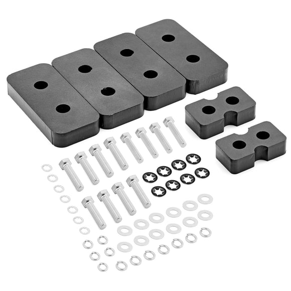 2017 - 2024 Ford Super Duty 3/4" Front Bumper Heavy Duty Steel Spacer Kit - WeiSen - 70420004