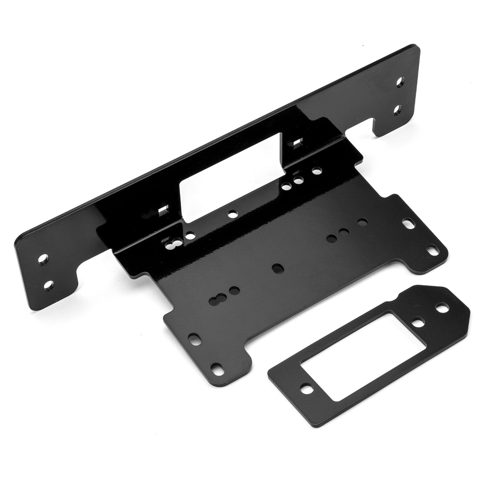 2017-2023 Kawasaki Mule SX Black Powder Coated Heavy-Duty Steel Winch Mounting Bracket - Weisen