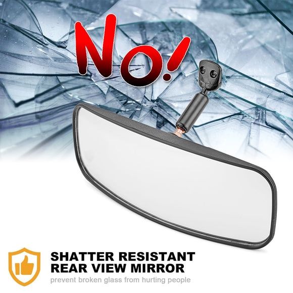 2017 - 2024 Polaris Ranger 570 900 XP 1000 ShatterProof Glass Center Rear View Mirror - WeiSen - 80301031