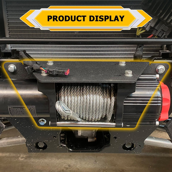 2017 - 2024 Polaris Ranger XP 1000/Crew UTV Steel Winch & Fairlead Mounting Bracket - WeiSen - 80106022