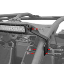 2017+ Can - Am Maverick X3 Curved 42" LED Light Bar Roof Brackets Wire Kit - WeiSen - ZT065 - L9 - W2