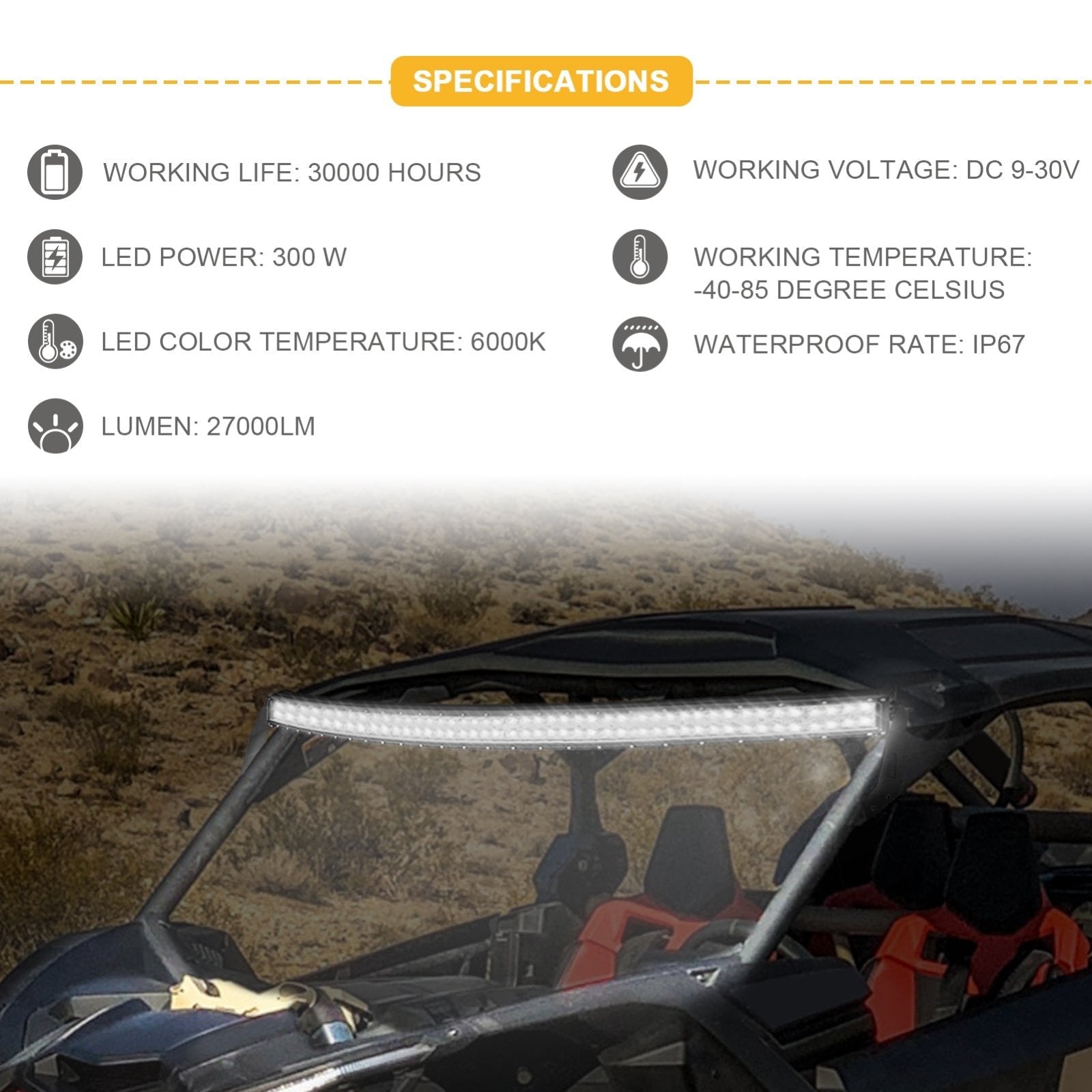 2017+ Can - Am Maverick X3 Max Upper Roof 52