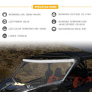 2017+ Can - Am Maverick X3 Max Upper Roof 52" Curved LED Light Bar Bracket Kit - Weisen - ZT009 - L13 - W2