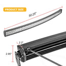 2017+ Can - Am Maverick X3 Max Upper Roof 52" Curved LED Light Bar Bracket Kit - Weisen - ZT009 - L13 - W2