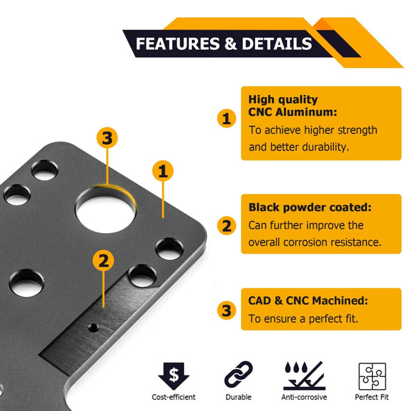 2017+ Can - AM Maverick X3 UTV LED License Plate Frame Holder w/ Auxiliary Power Plug - WeiSen - 80203003