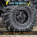 2017 - 2021 Polaris RZR 1000 XP Turbo/XP 4/RS1 4pcs Wheel Center Caps - WeiSen - 80420005