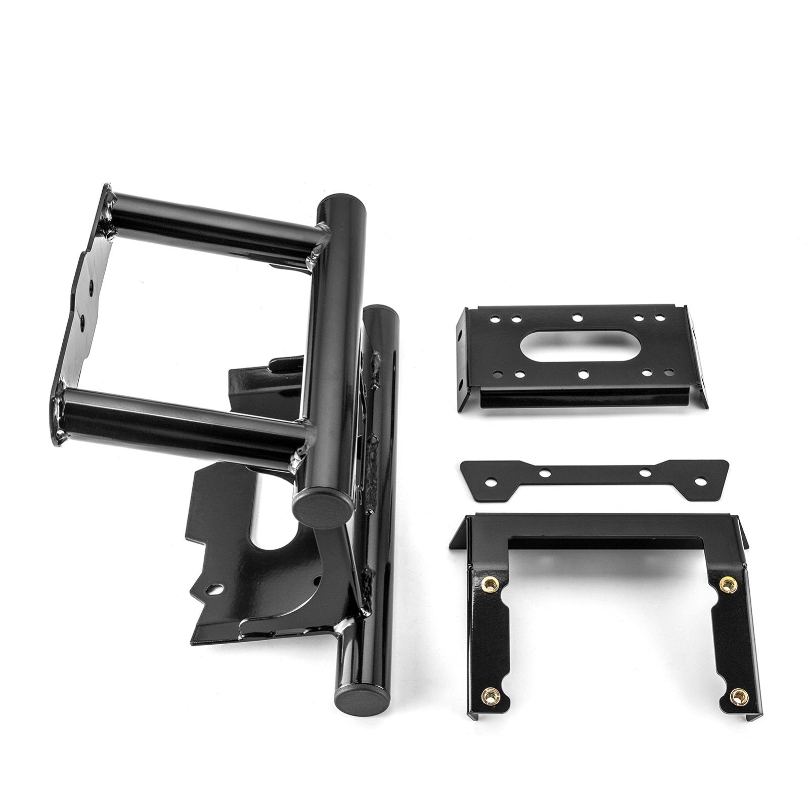 2018-2021 RZR RS1 Heavy Duty Steel UTV Front Bumper Winch Mounting Bracket - Weisen