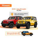 2018 - 2023 Jeep Wrangler JL Front Bumper Tow Hooks Recovery Points D - Ring Mount - WeiSen - 70304018