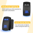 2018 - 2024 Jeep Wrangler JL Rear Upper Window 31" 150W Straight LED Bar Kit - WeiSen - 70105005+70202013+70203010