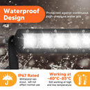 2018 - 2024 Jeep Wrangler JL Rear Upper Window 31" 150W Straight LED Bar Kit - WeiSen - 70105005+70202013+70203010