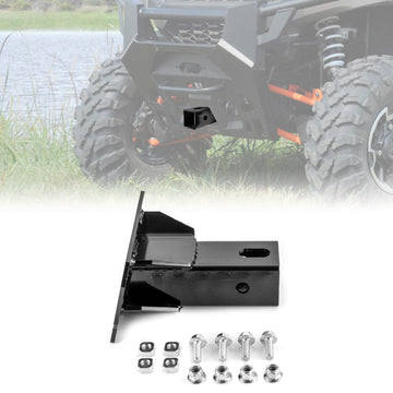 2018 - 2024 Polaris Ranger XP 1000 / Crew UTV Front Steel 2" Receiver Hitch Trailer Hitch - WeiSen - 80107012