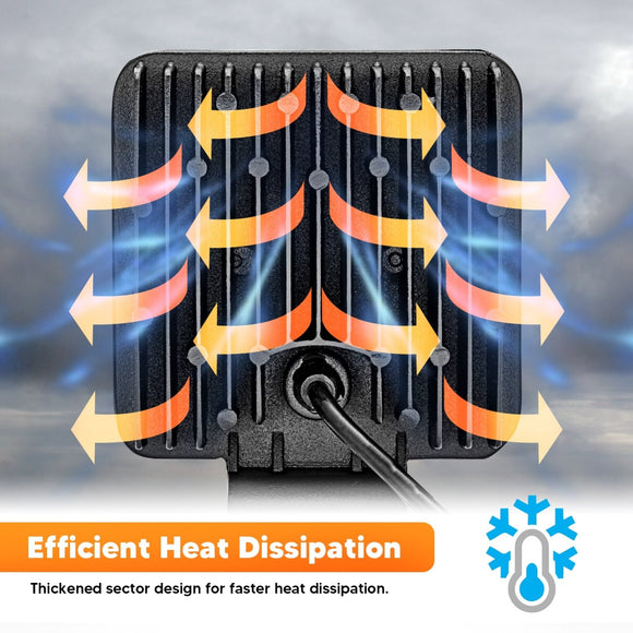 2018 - 2024 Polaris Ranger XP 1000 Plug Play Reverse Light Back - up Cargo Bed Light - WeiSen - LED017