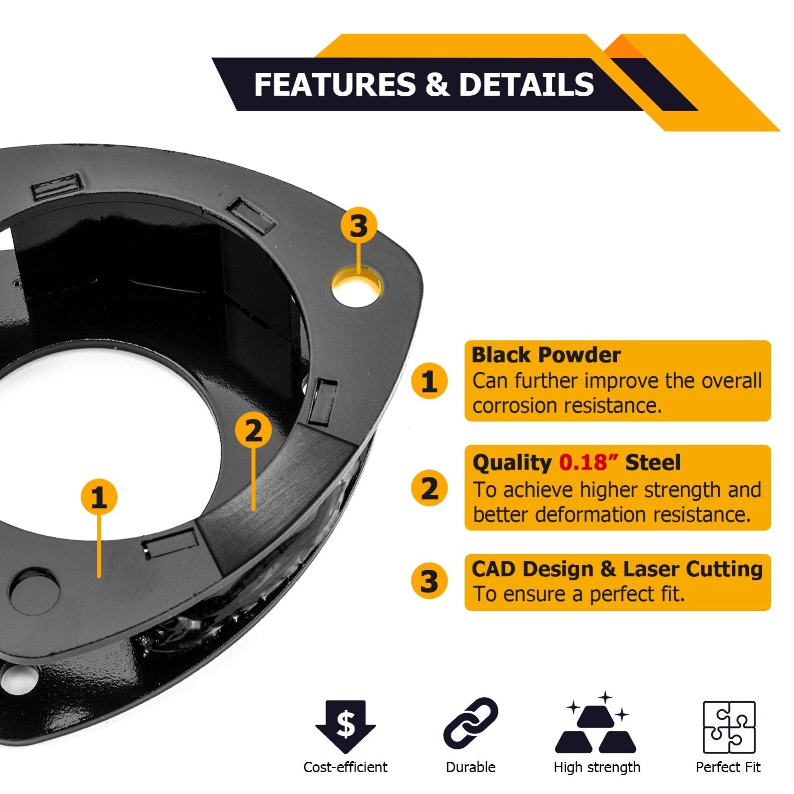 2018-2023 Subaru 2nd Gen Crosstrek 4WD Heavy Duty Steel Front & Rear 2" Suspension Lift Kit - Weisen