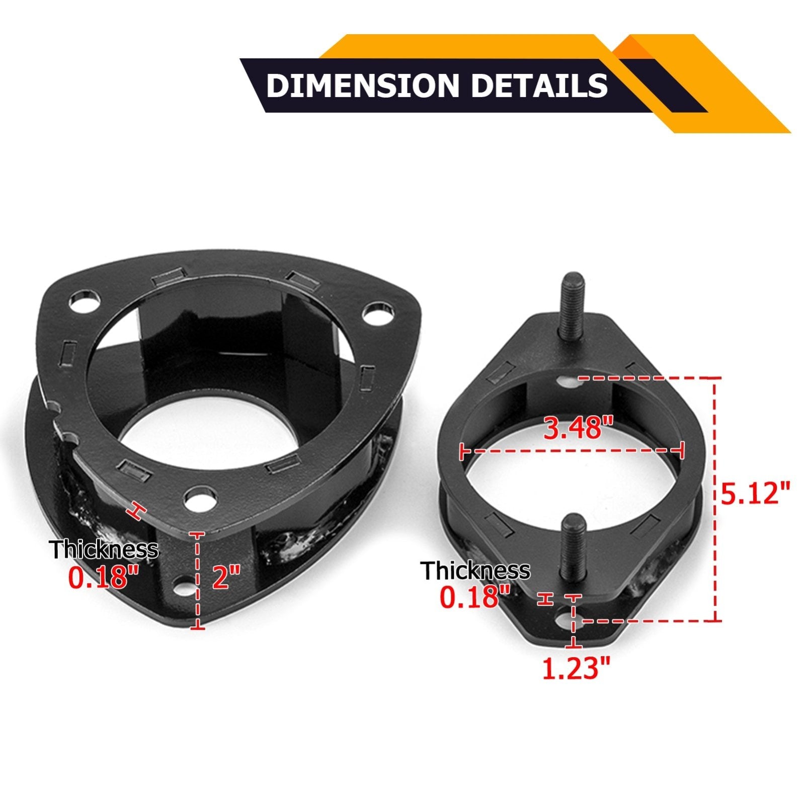 2018-2023 Subaru 2nd Gen Crosstrek 4WD Heavy Duty Steel Front & Rear 2" Suspension Lift Kit - Weisen