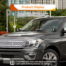 2018+ 4th Gen Ford Expedition Heavy Duty Steel Hood Hinge LED Work Light Mount Bracket - WeiSen - 70104054