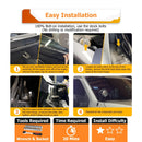 2018+ 4th Gen Ford Expedition Heavy Duty Steel Hood Hinge LED Work Light Mount Bracket - WeiSen - 70104054