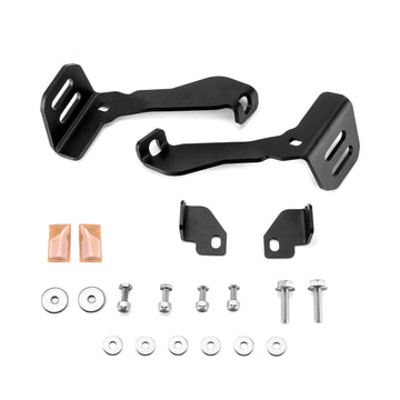 2018+ 4th Gen Ford Expedition Heavy Duty Steel Hood Hinge LED Work Light Mount Bracket - WeiSen - 70104054