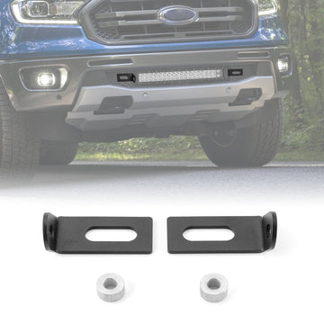 2019 - 2024 Ford Ranger Front Bumper 22" Straight LED Light Bar Mount Bracket - WeiSen - 70102046