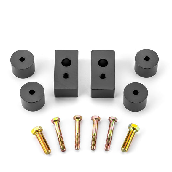 2019 - 2024 5th Gen Dodge Ram 1500 1.5" Adjustable Front Seat Spacer Lift Kit Billet 6061 Aluminum - WeiSen - 70305013