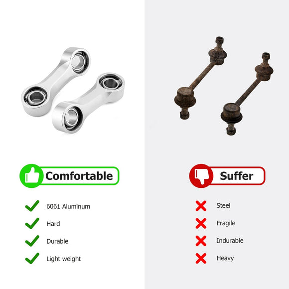 2019 - 2024 Can Am Maverick X3 Front Aluminum Sway Bar Links - WeiSen - 80402002