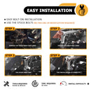 2019 - 2024 Can Am Maverick X3 Front Aluminum Sway Bar Links - WeiSen - 80402002