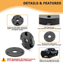 2019 - 2024 Chevy Silverado 1500 2WD/4WD Billet Aluminum Front 2" Leveling Lift Kit - WeiSen - 70401023