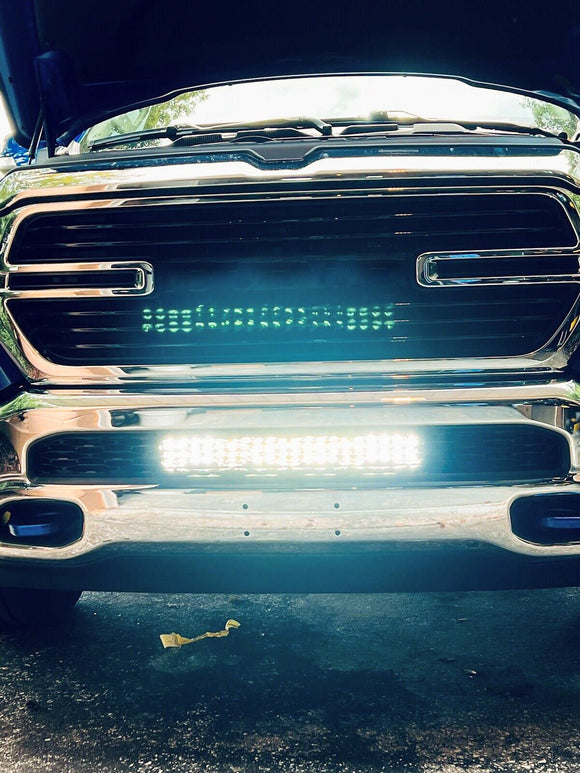 2019 - 2024 Dodge RAM 1500 Bumper 22" Straight Light Bar Mounting Brackets - WeiSen - ZT249