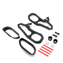 2019 - 2024 Dodge Ram 1500 DT 2Pcs Front Bumper Tow Hooks Kit Black With Tow Hook Bezels - WeiSen - 70304019