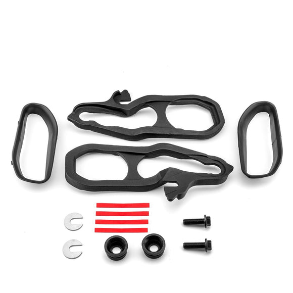 2019 - 2024 Dodge Ram 1500 DT 2Pcs Front Bumper Tow Hooks Kit Black With Tow Hook Bezels - WeiSen - 70304019