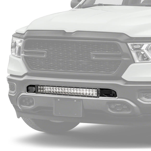2019 - 2024 Dodge RAM 1500 Front Hidden Bumper 22" Combo LED Light Bar Bracket Wire Kit - WeiSen - ZT249+LED004+WI001 - A