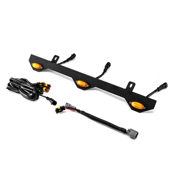 2019 - 2023 Ford Ranger XL & XLT Plug & Play Front Mesh Grille Light Kit - WeiSen - 70103004